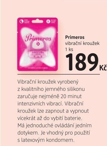 Vibrační kroužek Primeros