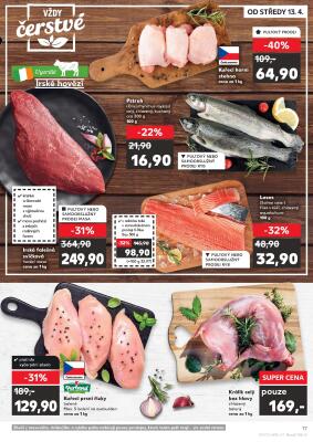 akční leták Kaufland 13.4.2022-17.4.2022