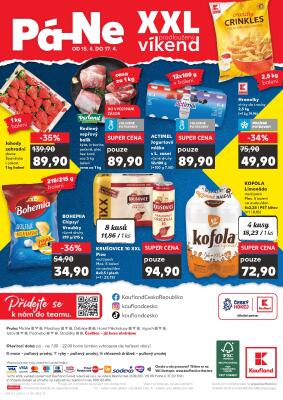 akční leták Kaufland 13.4.2022-17.4.2022