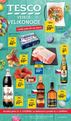 akční leták Tesco 12.4.2022-17.4.2022