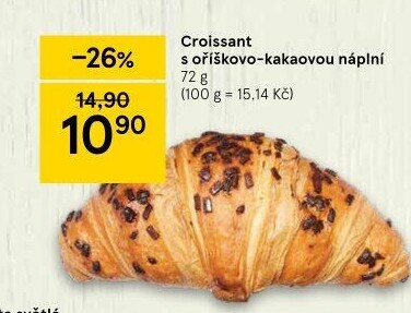 Croissant s náplní