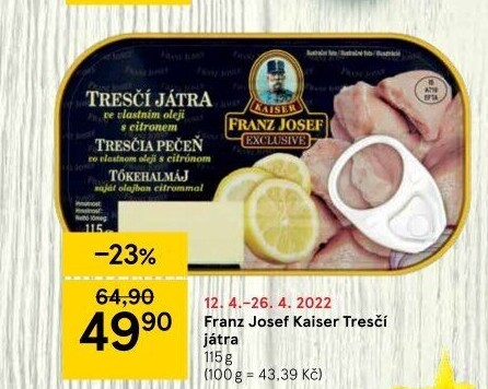 Játra tresčí Exclusive Franz Josef Kaiser