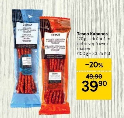 Kabanos Tesco