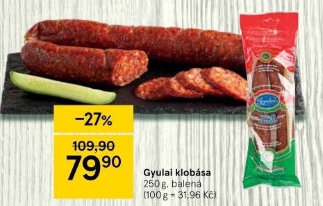 Klobása Lángolt Gyulai