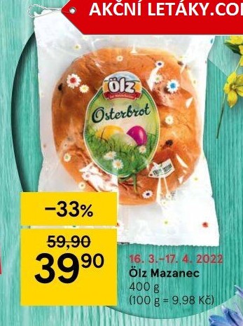 Mazanec máslový Ölz