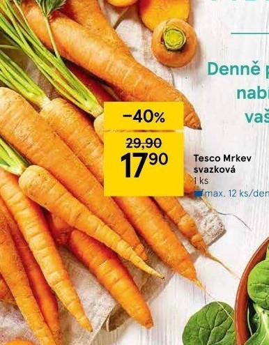 Mrkev svazková Tesco