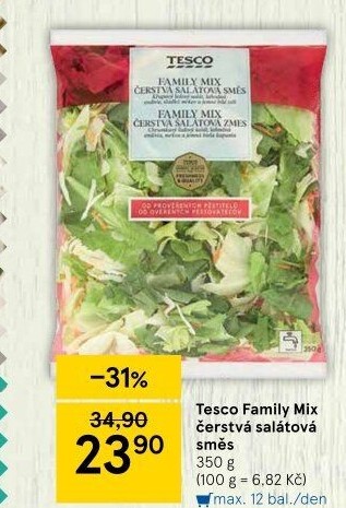 Salát Family mix Tesco