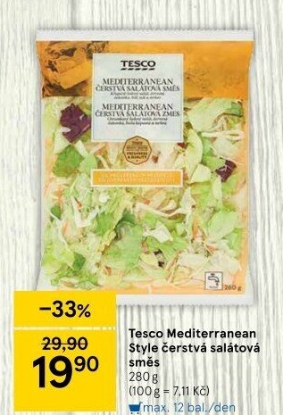 Salát Mediterranean Tesco