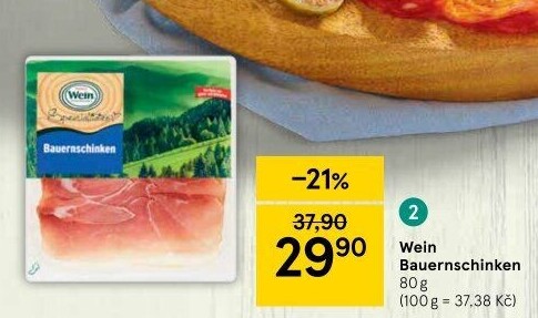 Šunka Bauernschinken Wein