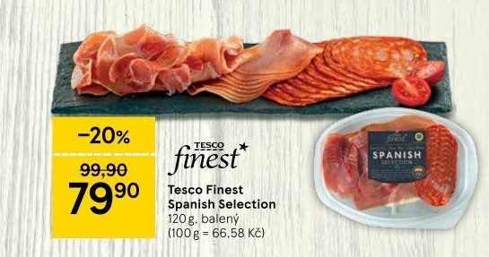 Uzeniny Spanish selection Tesco Finest