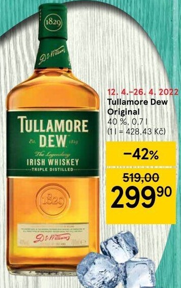 Whisky irská Tullamore Dew