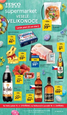 akční leták Tesco 12.4.2022-17.4.2022