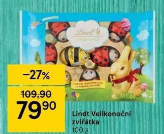 Čokoládové figurky velikonoční Lindt