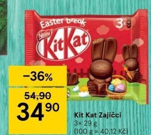 Čokoládoví zajíčci Kit Kat
