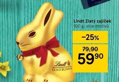 Čokoládový zajíc Lindt