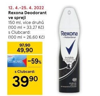 Deodorant sprej Rexona