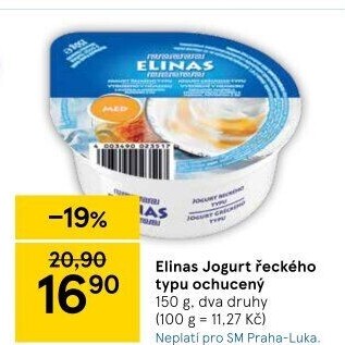 Ochucený jogurt řecký Elinas