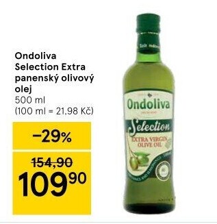 Olivový olej extra panenský Selection Ondoliva
