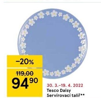 Servírovací talíř Tesco