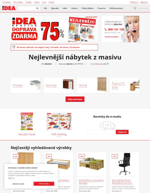 akční leták IDEA nábytek 12.4.2022-18.4.2022