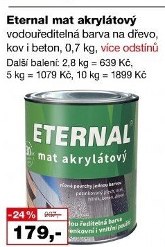 Akrylátová barva mat Eternal