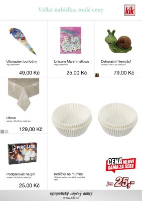 akční leták Kik textil 11.4.2022-1.5.2022