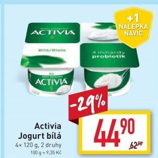 Bílý jogurt Activia Danone