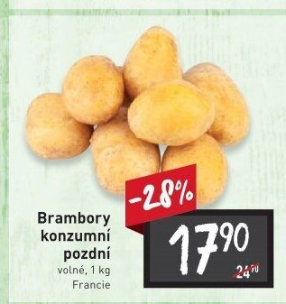 Brambory konzumní pozdní
