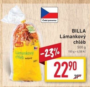Chléb lámankový Billa