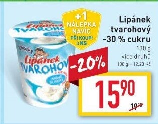 Dezert Lipánek tvarohový Madeta