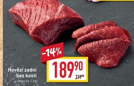 Hovězí zadní bez kosti