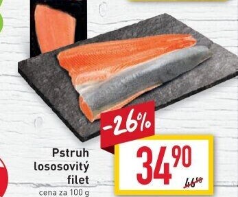 Pstruh lososový filety Nowaco