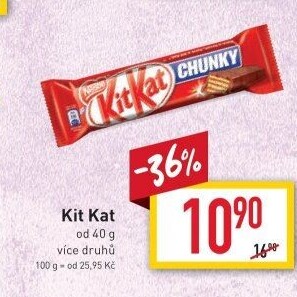 Tyčinka Kit Kat Nestlé