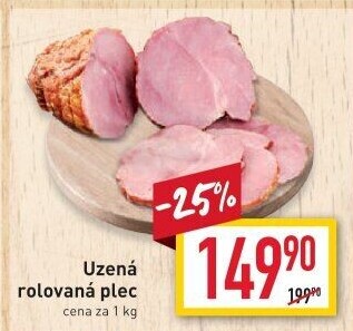 Uzená rolovaná plec