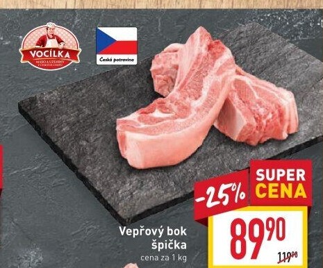 Vepřový bok špička Vocílka