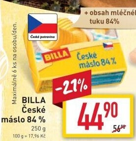 Máslo Billa