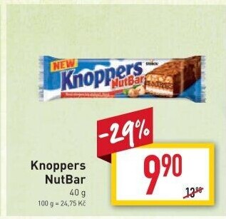Oplatky Knoppers NutBar Storck