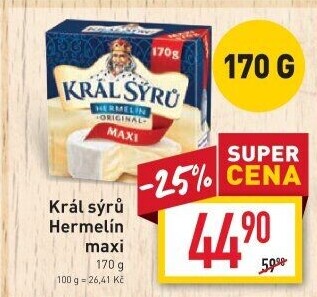 Sýr Hermelín Král sýrů