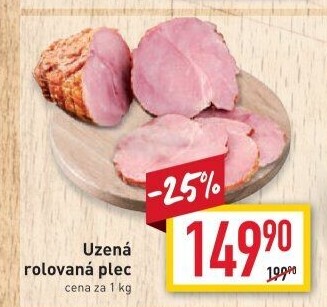 Uzená rolovaná plec
