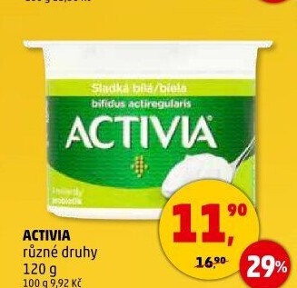 Bílý jogurt Activia Danone