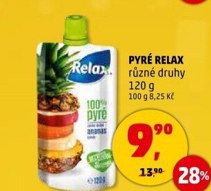 Kapsička ovocné pyré Relax