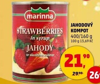 Kompot jahody Marinna
