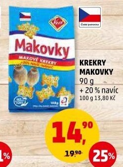 Krekry makovky Vest