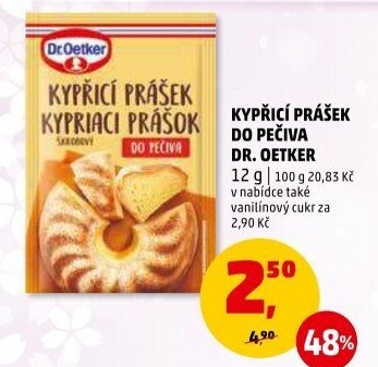 Kypřicí prášek Dr. Oetker