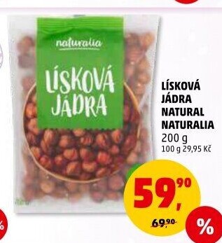Lískové ořechy Naturalia