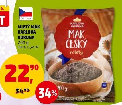 Mák mletý Karlova Koruna
