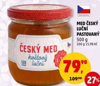 Med český květový-luční