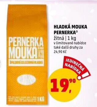 Mouka žitná celozrnná Pernerka