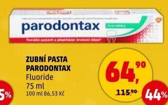 Pasta na zuby Fluoride Parodontax