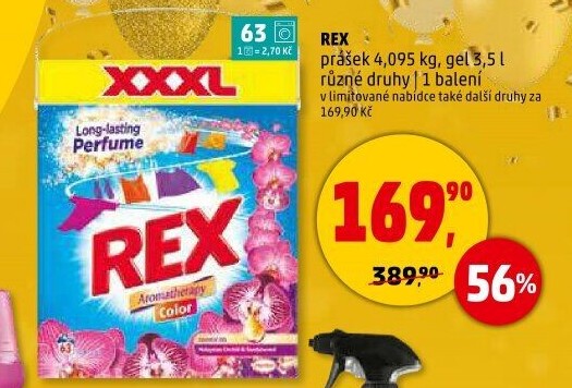 Prací prášek Rex